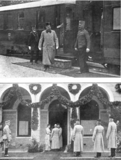 ''Francois-Ferdinand etait venu en Bosnie pour y proceder a une inspection militaire', 1914. Creator: Walter Tausch.