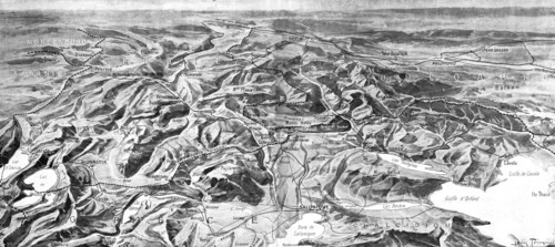 'Panorama du theatre des operations des armees alliees', 1916. Creator: Unknown.