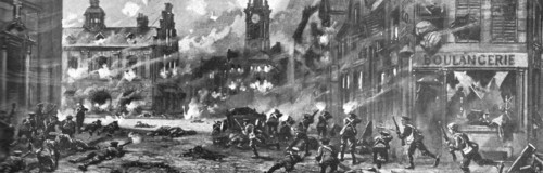 'De la Woevre aux Flandres; En Belgique: des cavaliers anglais demontes', 1914. Creator: Unknown.