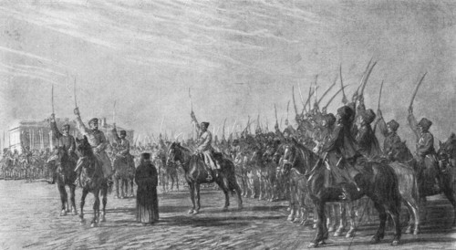 'Les Aigles du Tsar; visions de guerre sur le front Russe', 1915. Creator: Unknown.