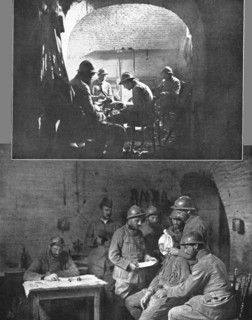 'Les souterrains de l'ancien Chateau de Combles; en haut, une entrée des souterraine..., 1916. Creator: Unknown.