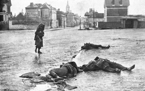 'Devant les Falaises de L'Aisne; Le 20 septembre', 1914. Creator: Unknown.
