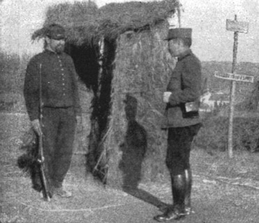 'Le front pittoresque; Villages de Paillot et Terriers a flanc de coteaux: Guerite en chaume...', 19 Creator: Unknown.