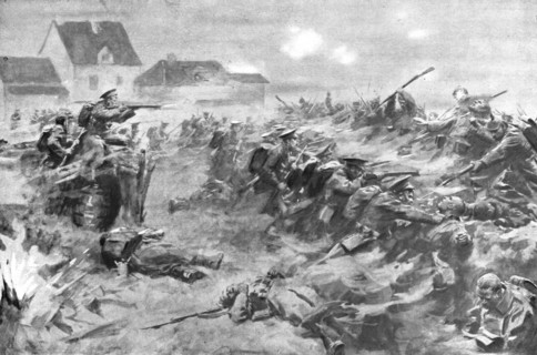 'La Bataille des Flandres; Le 11 novembre, le 1er corps anglais, commande par Douglas Haig', 1914 Creator: Unknown.