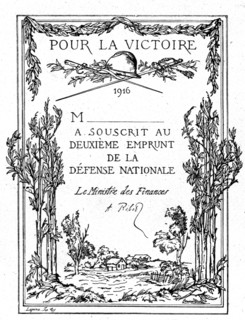 'Les affiches illustrees du deuxieme emprunt; Le certificat que recevront les souscripteurs', 1916. Creator: Unknown.