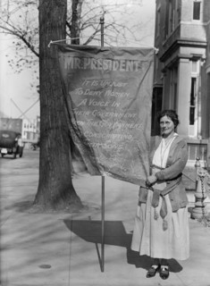 Woman Suffrage - Pickets, 1917. Creator: Harris & Ewing.