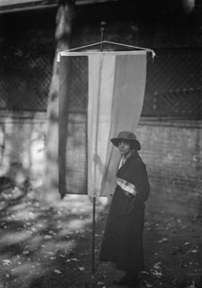 Woman Suffrage - Pickets, 1917. Creator: Harris & Ewing.