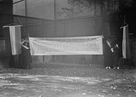 Woman Suffrage, 1917. Creator: Harris & Ewing.
