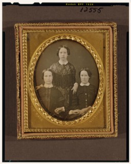 Three unidentified woman, between 1847 and 1860. Creator: James Presley Ball.