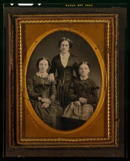 Three unidentified women, between 1847 and 1860. Creator: James Presley Ball.