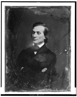 Solon Borland, half-length portrait, facing three-quarters left, between 1844 and 1860. Creator: Mathew Brady.