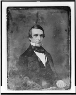 A. Oakey Hall, half-length portrait, three-quarters to right, eyes front, between 1844 and 1860. Creator: Mathew Brady.