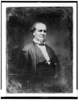 Unidentified man, about 45 years of age, half-length portrait..., between 1844 and 1860. Creator: Mathew Brady.