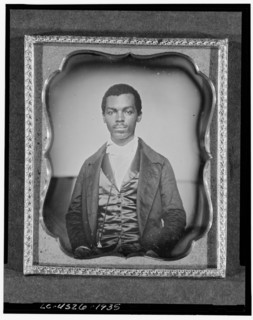 Unidentified man with moustache, half-length portrait, full face, between 1840 and 1860. Creator: Unknown.