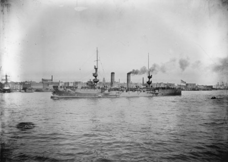 U.S.S. New Orleans, 1900 or 1901. Creator: Edward H Hart.