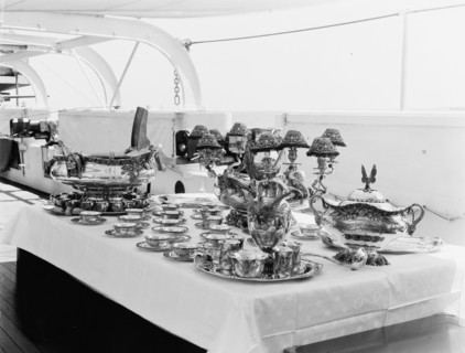 U.S.S. Kentucky silver service, presented by citizens of Kentucky, 1900 or 1901. Creator: Edward H Hart.