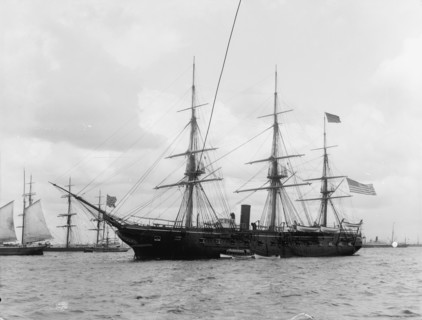 U.S.S. Pensacola, between 1890 and 1901. Creator: Edward H Hart.