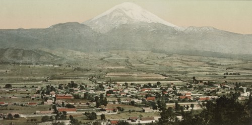 Mexico, Popocatapetl [sic] from Amecameca, between 1884 and 1900. Creator: William H. Jackson.