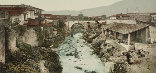 Mexico, view from bridge, Orizaba, between 1884 and 1900. Creator: William H. Jackson.