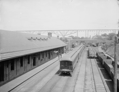Poughkeepsie Station, between 1880 and 1897. Creator: William H. Jackson.