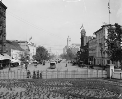 Pennsylvania Ave. from Treasury, Washington, D.C., 1897. Creator: William H. Jackson.