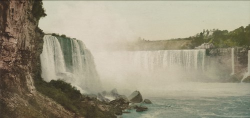 Niagara, general view from Cave of the Winds, ca 1900. Creator: Unknown.