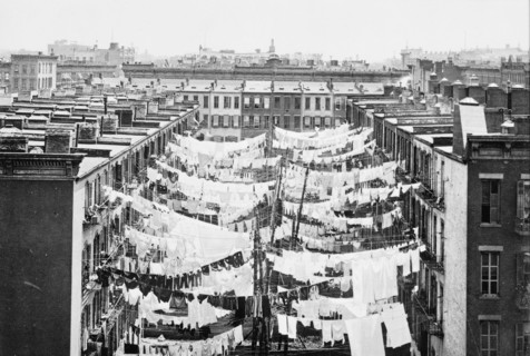 A Monday washing, New York City, c1900. Creator: Unknown.