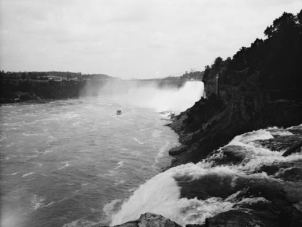 American Falls from Goat Island, between 1880 and 1897. Creator: Unknown.