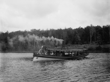 Lake Gogebic, Mich., steamboat "Brand", between 1880 and 1899. Creator: Unknown.
