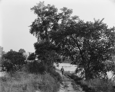 Root River rapids, riverside road, Racine, Wis., between 1880 and 1899. Creator: Unknown.