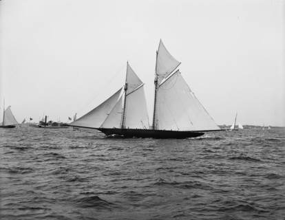 The Volunteer, Goelet Cup Race, August 7, 1891, 1891 Aug 7. Creator: Unknown.