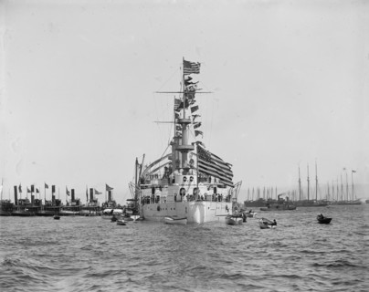 U.S.S. Kearsarge, between 1898 and 1901. Creator: Unknown.