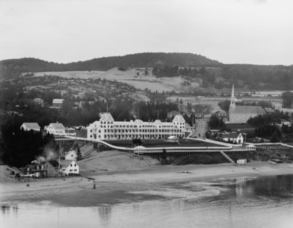 Tadousac (i.e. Tadoussac) Hotel, Tadousac [sic], St. Lawrence River, between 1900 and 1906. Creator: Unknown.