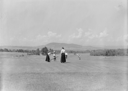 Franconia Notch, Sugarhill (i.e. Sugar Hill) from Profile Golf Club Links..., N.H., c.1900-1906. Creator: Unknown.
