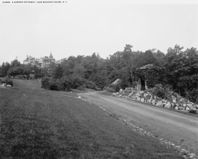 A Garden driveway, Lake Mohonk House, N.Y., between 1890 and 1906. Creator: Unknown.