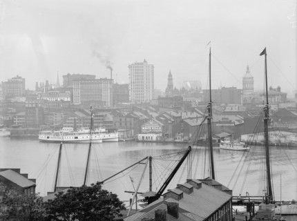 Baltimore, Md., from Federal Hall (i.e. Hill), between 1900 and 1906. Creator: Unknown.