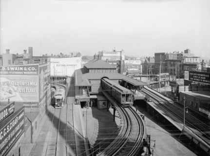 Dudley Street Station, Boston "L" Ry., Boston, Mass., c1904. Creator: Unknown.