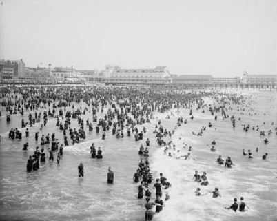 Beach, Atlantic City, N.J., The, c1904. Creator: Unknown.