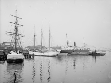 Along the river front, Jacksonville, Fla., c1904. Creator: Unknown.
