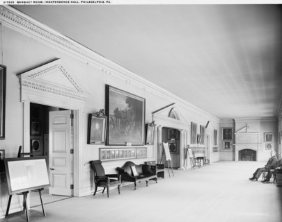 Banquet Room, Independence Hall, Philadelphia, Pa., c1904. Creator: Unknown.