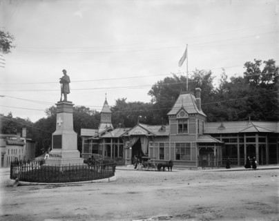 Entrance to Congress Spring Park, Saratoga, N.Y., c.(between 1900 and 1905). Creator: Unknown.
