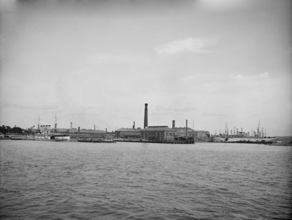 Charlestown Navy Yard, Boston, Mass., c1905. Creator: Unknown.