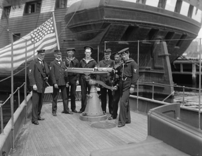 U.S.S. Free Lance, petty officers, 1898, 1898. Creator: Unknown.