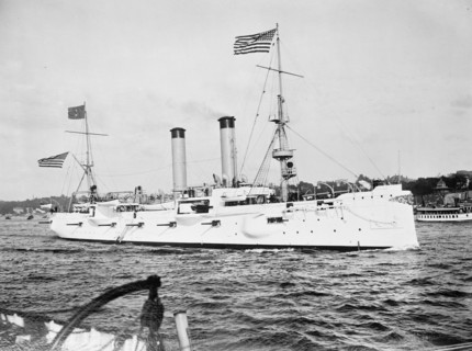 U.S.S. Chicago, Dewey Naval Parade, 1899 Sept 29. Creator: Unknown.