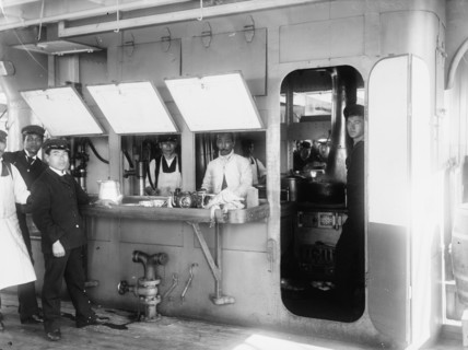U.S.S. Newark galley, between 1891 and 1901. Creator: Unknown.