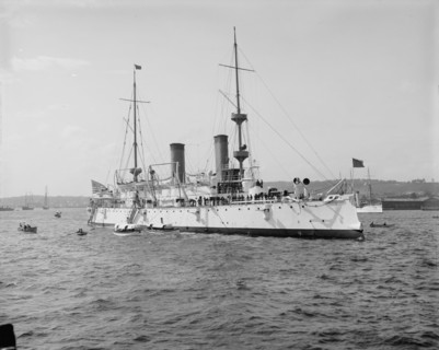 U.S.S. Olympia, between 1895 and 1901. Creator: Unknown.