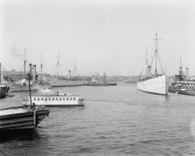Brooklyn Navy Yard, between 1890 and 1901. Creator: Unknown.