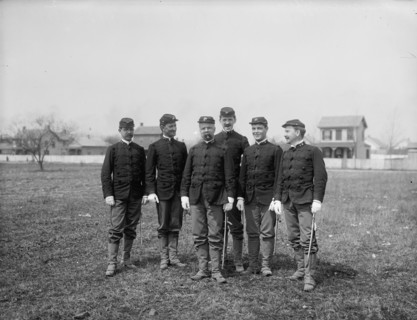 Group of Marine officers, between 1890 and 1901. Creator: Unknown.