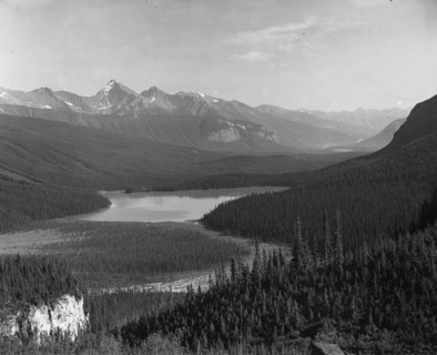Yoho Park Reserve, B.C., Canada, Van Horn Range & Emerald Lake, between 1890 and 1906. Creator: Unknown.