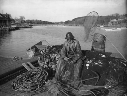 Getting ready for a trip, c1905. Creator: Unknown.
